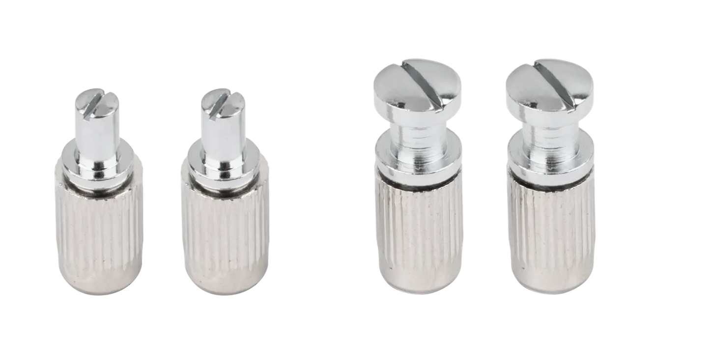 Dr Parts LP Style Bridge & Tailpiece Chrome with Pillars — view 3