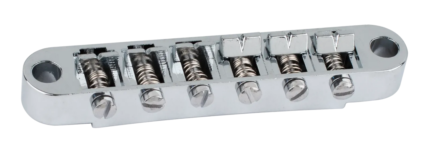 Dr Parts LP Style Bridge & Tailpiece Chrome with Pillars — view 2