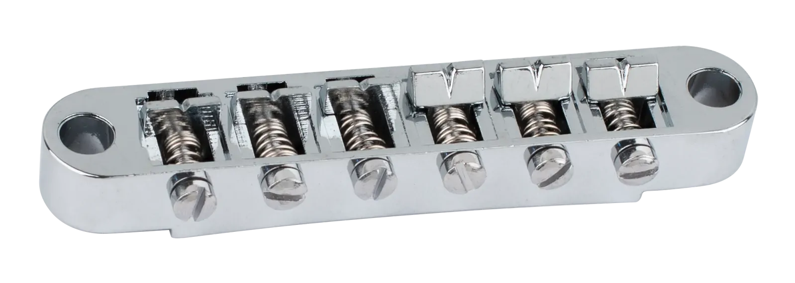Dr Parts LP Style Bridge & Tailpiece Chrome with Pillars — view 2