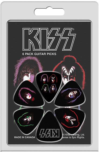 Perris 6-Pack KISS Licensed Guitar Picks