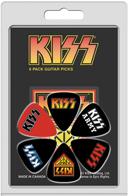 Perris KISS Licensed Guitar Picks 6-Pack