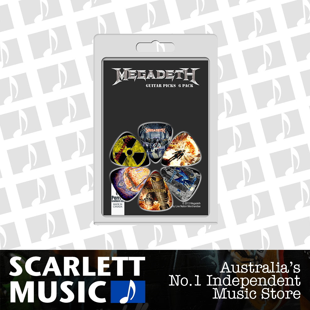 Perris Megadeth Licensed 6 Pack Picks — view 2
