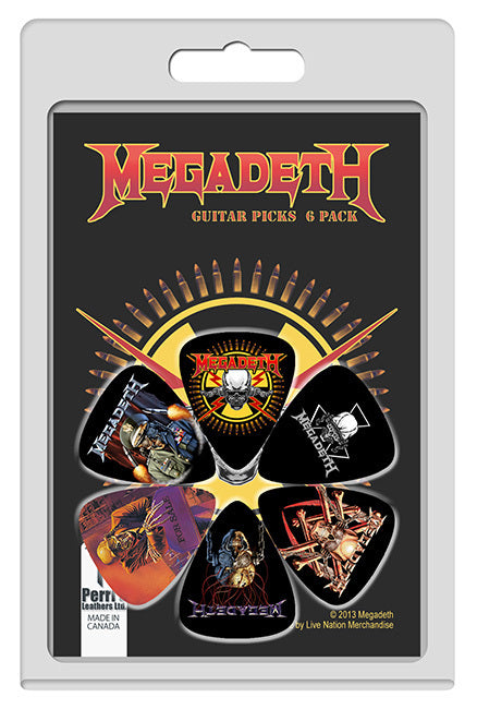 Perris Megadeth Licensed 6 Pack Picks