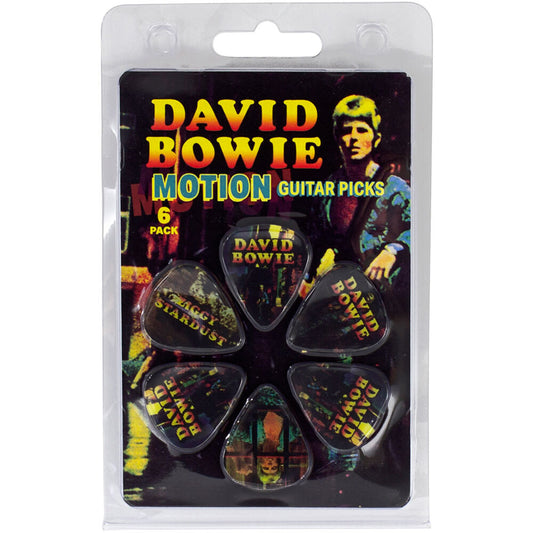 Perris David Bowie Ziggy Licensed Motion Guitar Picks 6-Pack
