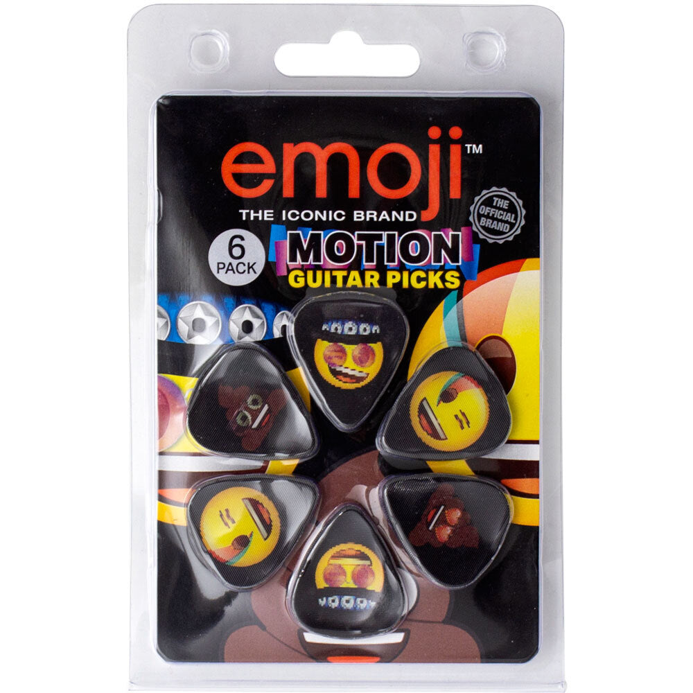 Perris Emoji Variety 2 Licensed Motion Guitar Picks 6-Pack