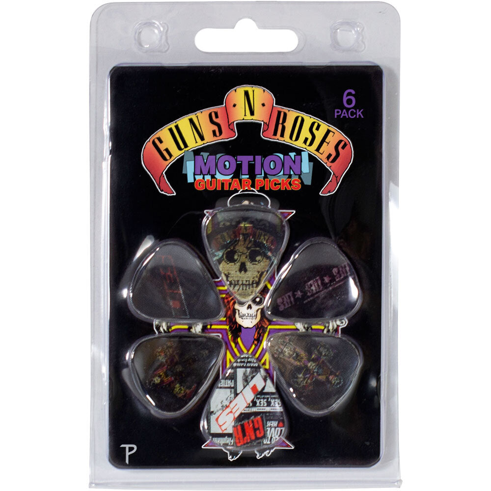 Perris Guns'N'Roses Variety 1 Licensed Motion Guitar Picks 6-Pack