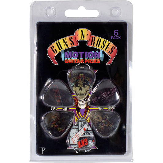 Perris Guns'N'Roses Variety 1 Licensed Motion Guitar Picks 6-Pack