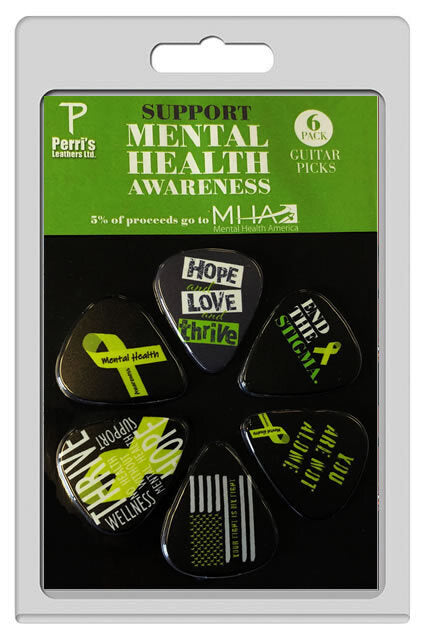 Perris Mental Health Awareness Guitar Picks 6-Pack