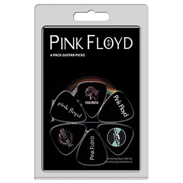 Perris Pink Floyd Variety 4 Licensed Guitar Picks 6-Pack