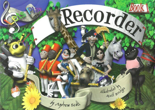 Lets Play Recorder Book/CD by Andrew Scott