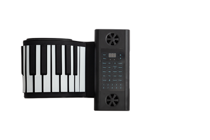Lorden LPS-61B Portable 61-Key Roll-Up Keyboard with 128 Tones, 128 Rhythms, Built-In Speakers, and Rechargeable Battery — view 3