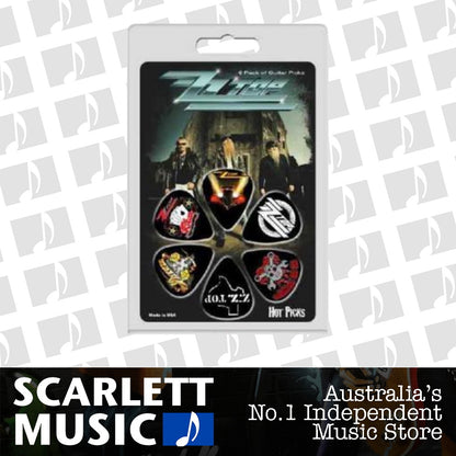 Perris ZZ Top 6 Pack Licensed Guitar Picks — view 2