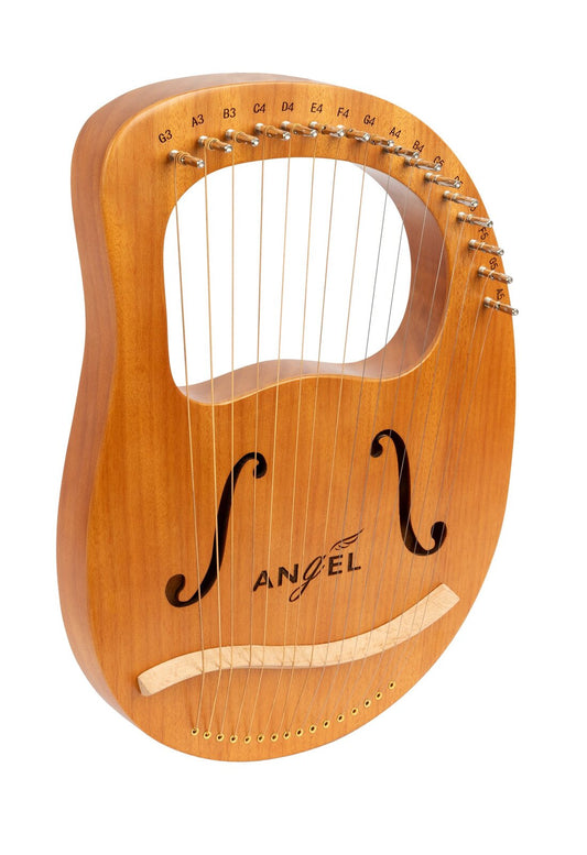 ANGEL Natural Finish Lyre Harp - 16 Strings