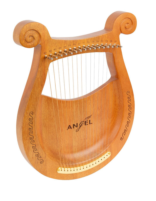 ANGEL Natural Finish Lyre Harp - 16 Strings
