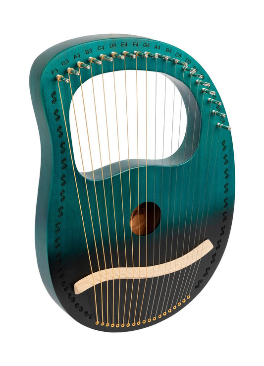 ANGEL Ocean Blue Lyre Harp - 19 Strings