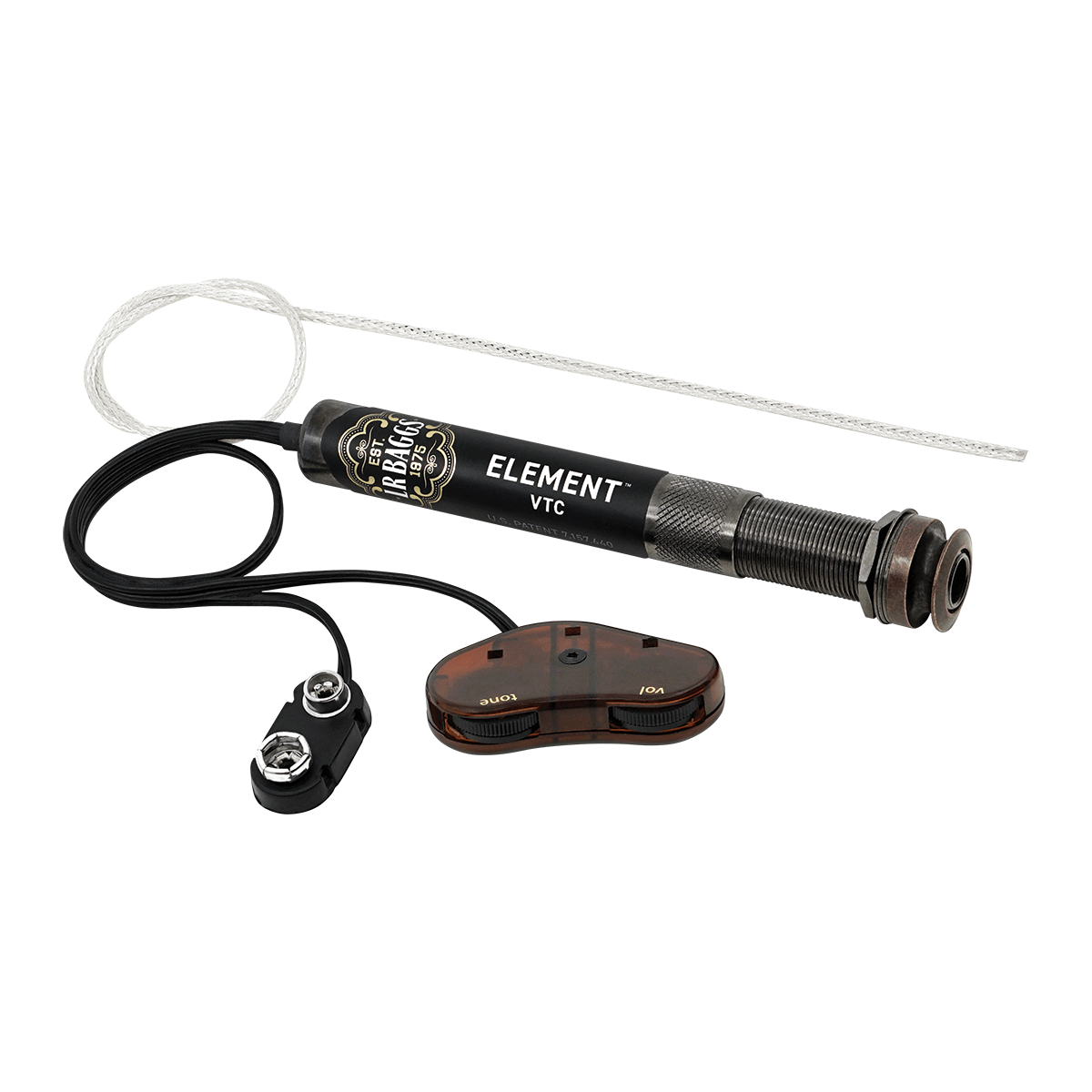 LR Baggs EASVTCOEM Element Active Pickup System with Volume & Tone Control (LUTHIER OEM VERSION)