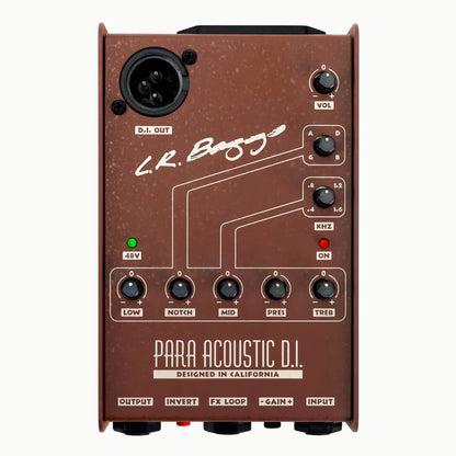LR Baggs Para DI Acoustic Guitar Preamp with 5-Band EQ and Adjustable Gain