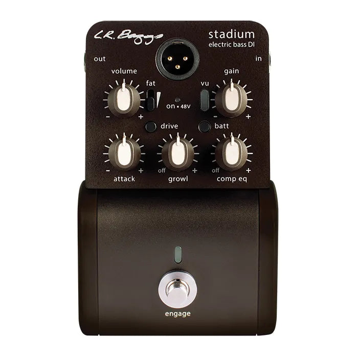 LR Baggs Stadium DI Studio-Grade Bass Direct Input for Stage with Tone Shaping Tools and Rugged Enclosure