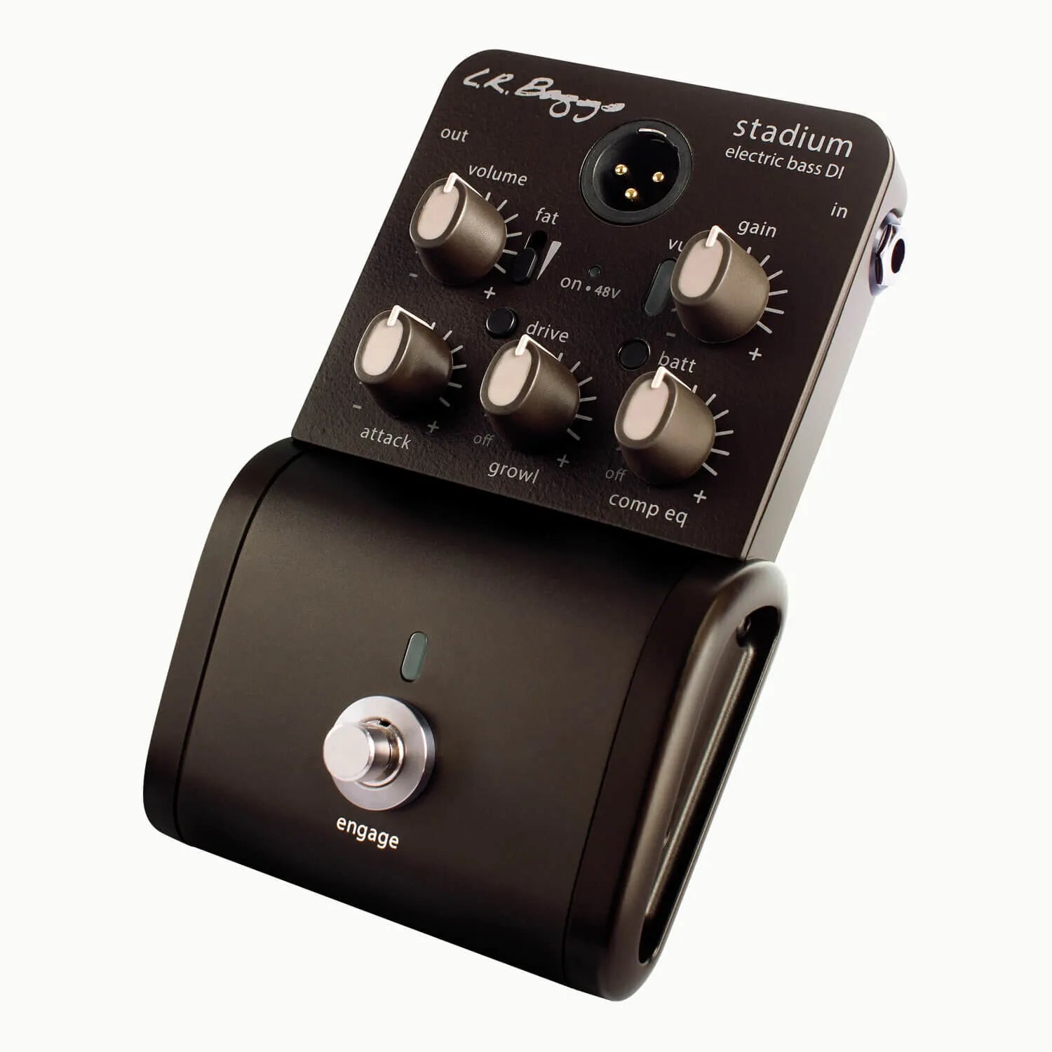 LR Baggs Stadium DI Studio-Grade Bass Direct Input for Stage with Tone Shaping Tools and Rugged Enclosure — view 2