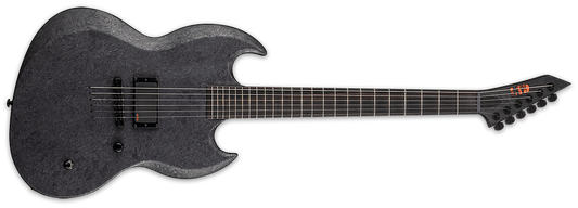 ESP LTD RM-600 Reba Meyers Signature Electric Guitar Black Marble Satin