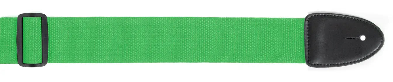 XTR 2 Inch Guitar Strap Poly Web Green
