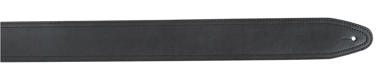 XTR 2 1/2 Inch Suede Leather Guitar Strap - Black