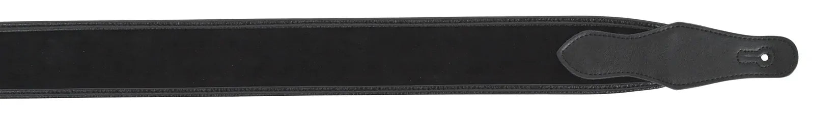 XTR Suede Leather Guitar Strap 2 6/8 Inch - Black