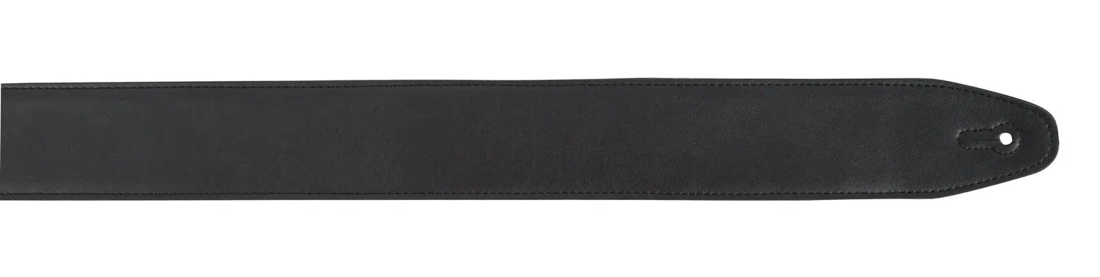 XTR 2 1/2 Inch Black Top Grain Leather Guitar Strap with Padding