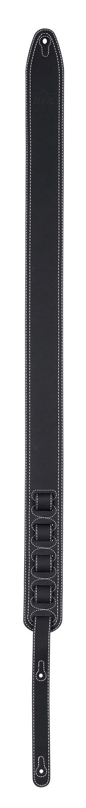 XTR Leather Guitar Strap - Midnight Black