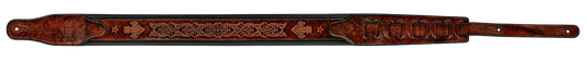 XTR 2 1/2 Inch Leather Strap - Dark Brown
