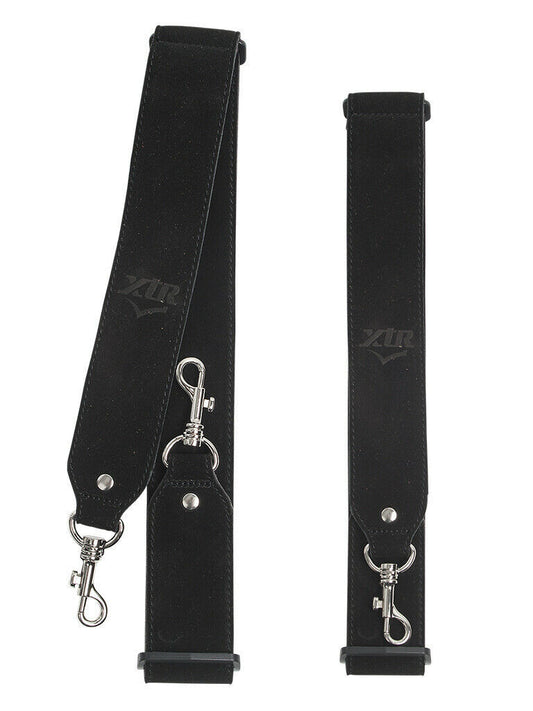 XTR Banjo Strap 2 Inch Wide Chrome Clips Adjustable Length Soft Leather