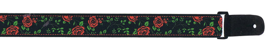 Xtreme 2 Rose Jacquard Weave Guitar Strap