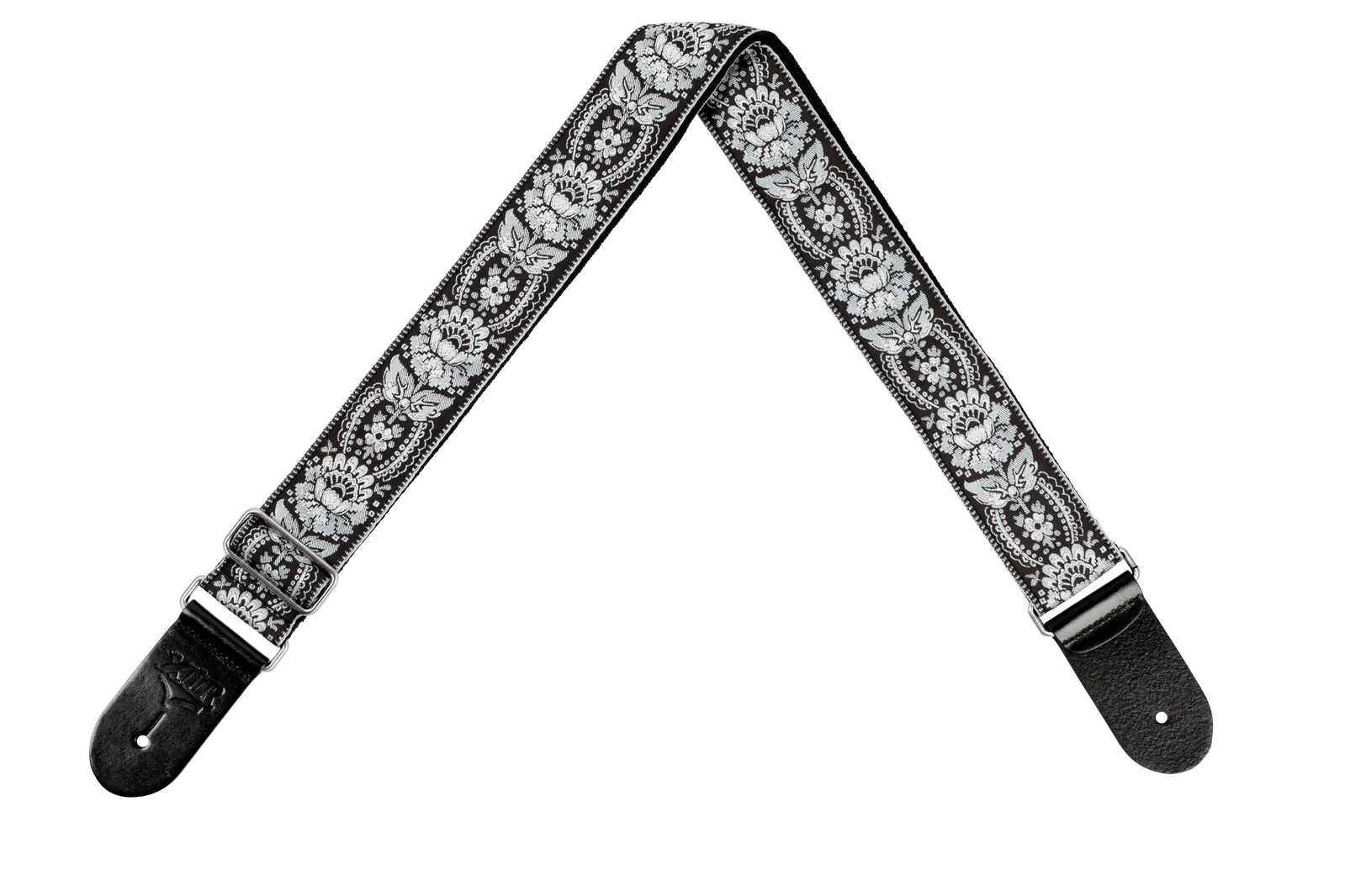 XTR 2 Inch Floral Jacquard Weave Guitar Strap