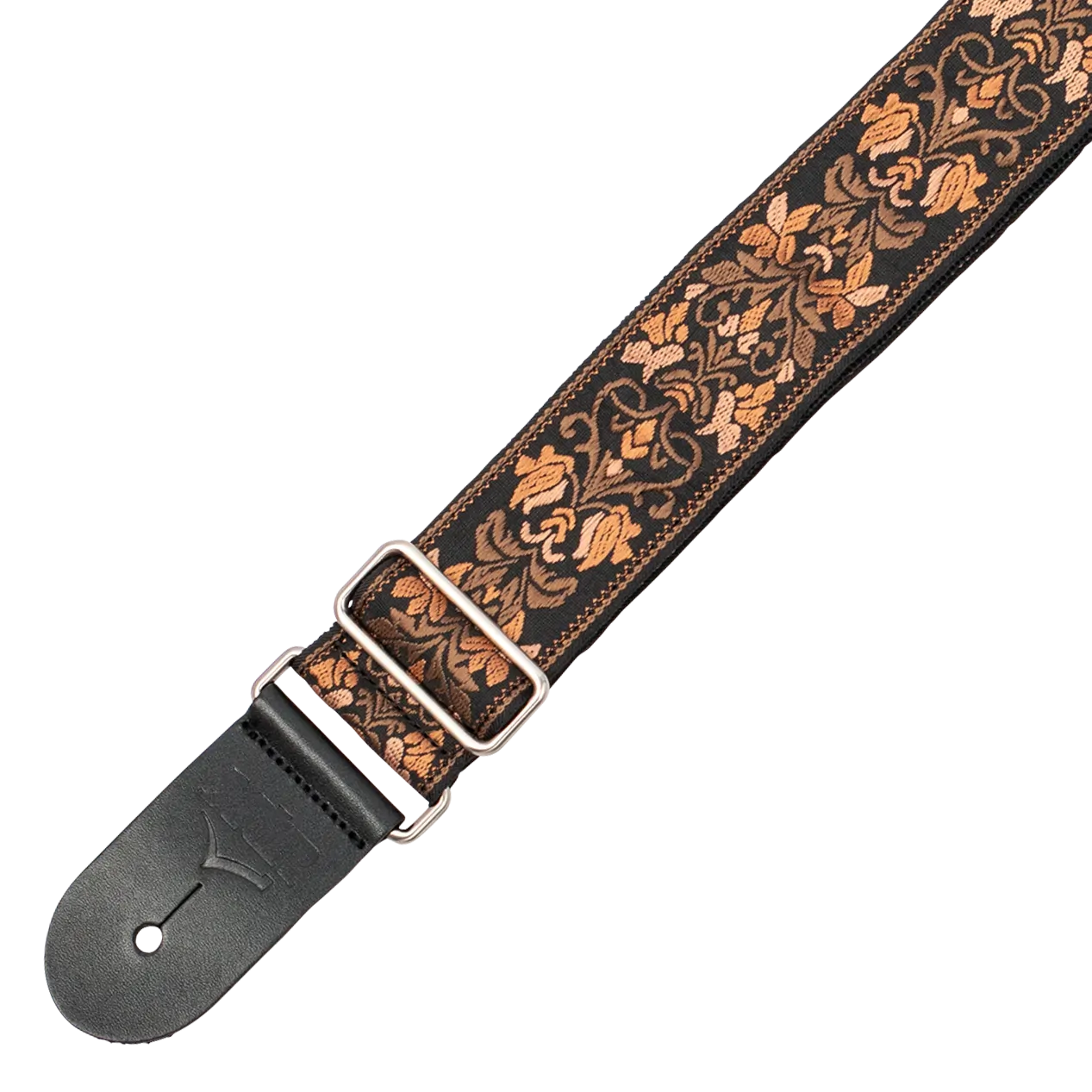XTR LS363 2in Jacquard Weave Vintage Floral Guitar Strap — view 2