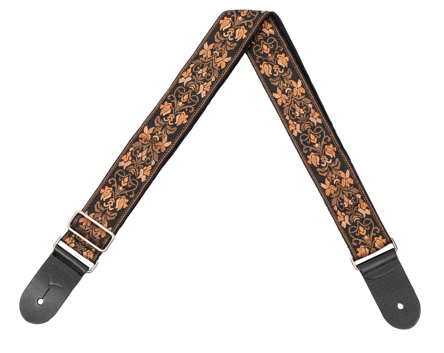 XTR LS363 2in Jacquard Weave Vintage Floral Guitar Strap