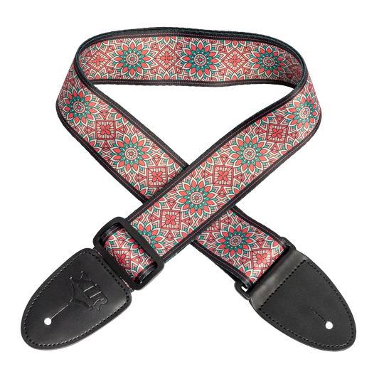 Xtreme 2 inch Mandala Art Series Guitar Strap