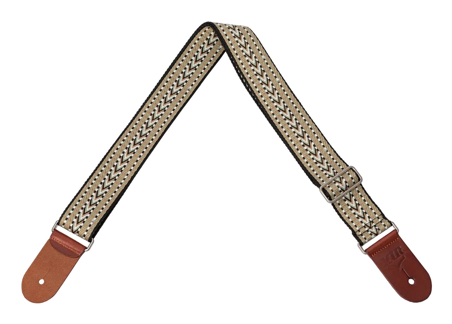 XTR 2 inch Woven Guitar Strap - Vintage Faded Green