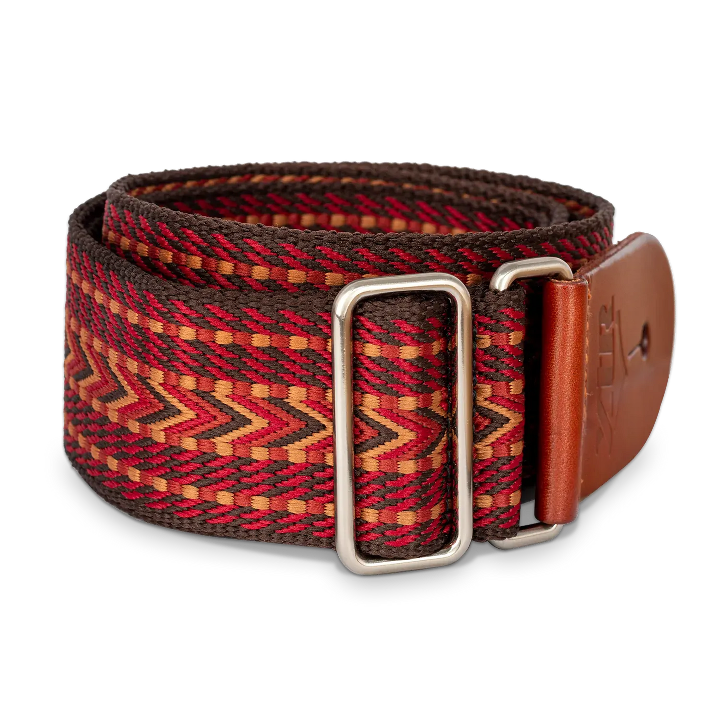 XTR 2 Inch Woven Strap - Rich Vintage Red — view 3