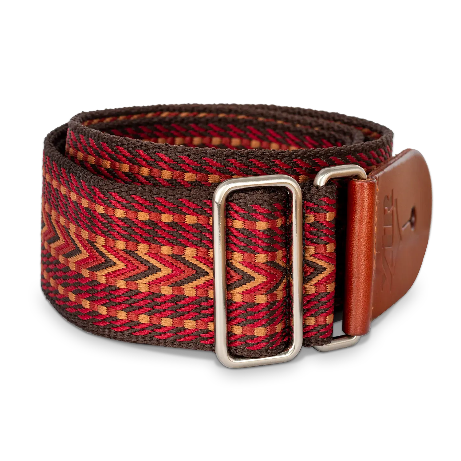 XTR 2 Inch Woven Strap - Rich Vintage Red — view 3
