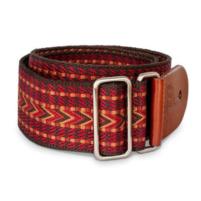 XTR 2 Inch Woven Strap - Rich Vintage Red — view 3