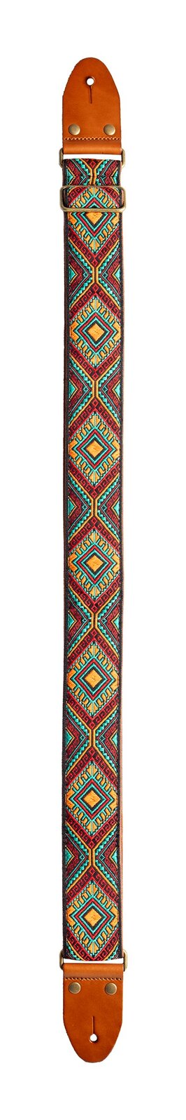 XTR Diamond pattern 2 inch deluxe guitar strap. Diamond pattern. — view 2