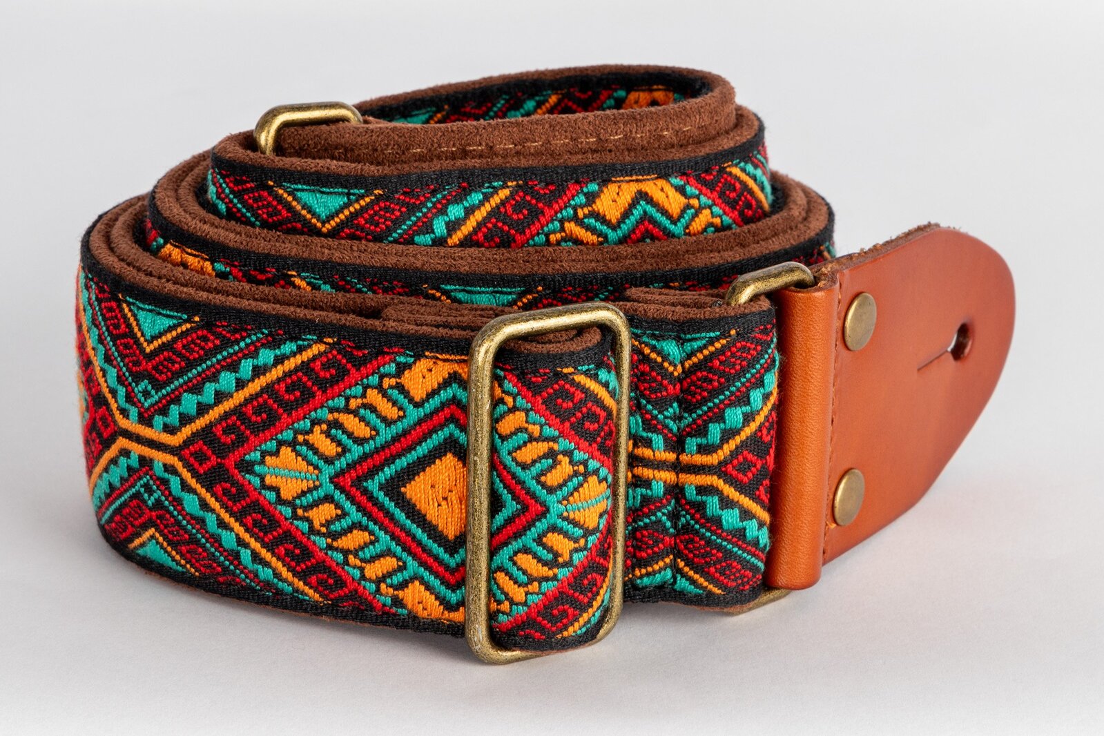 XTR Diamond pattern 2 inch deluxe guitar strap. Diamond pattern. — view 3