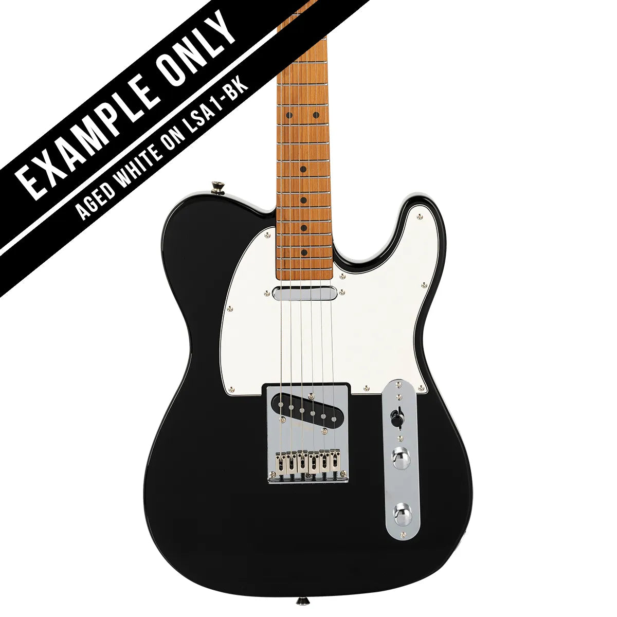Levinson Sceptre Arlington 3 Ply Pickguard - Aged White for Standard Guitar — view 3