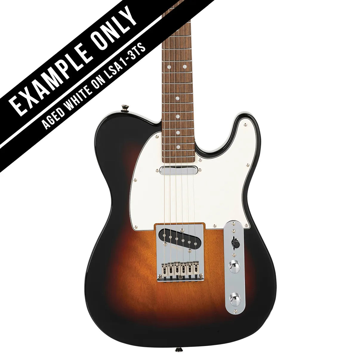 Levinson Sceptre Arlington 3 Ply Pickguard - Aged White for Standard Guitar — view 2