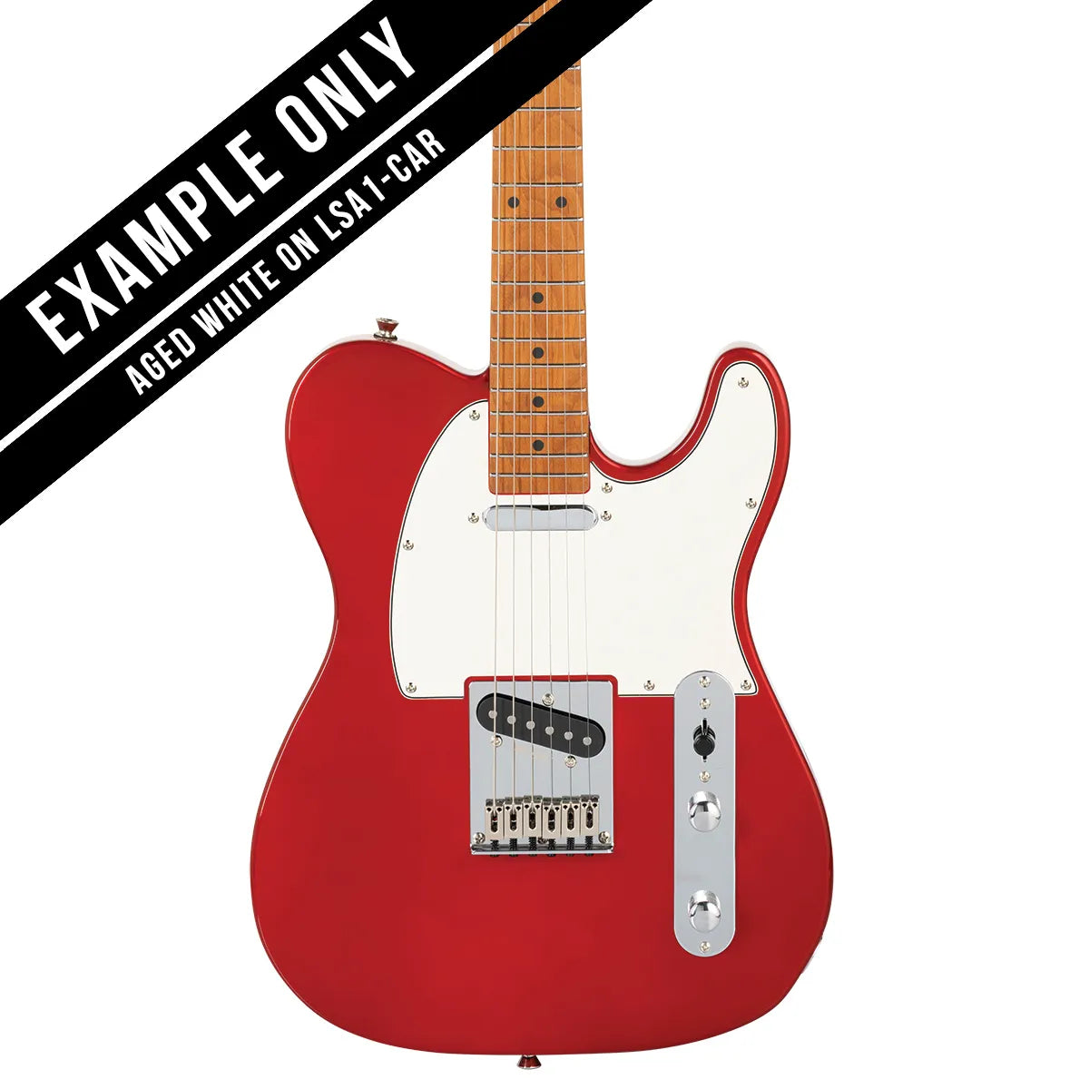 Levinson Sceptre Arlington 3 Ply Pickguard - Aged White for Standard Guitar — view 5