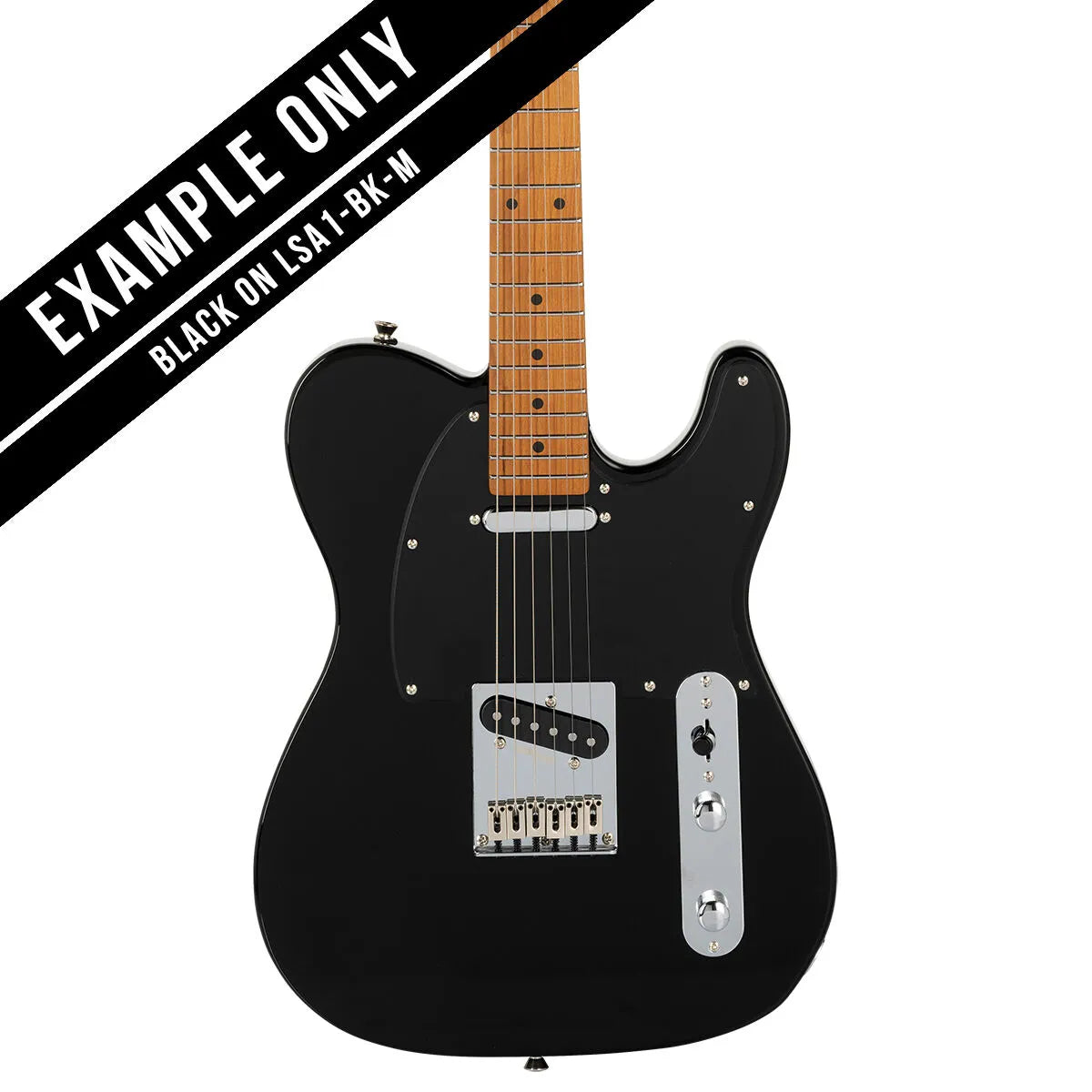 Levinson Sceptre Arlington Standard 1 Ply Pickguard - Black — view 3