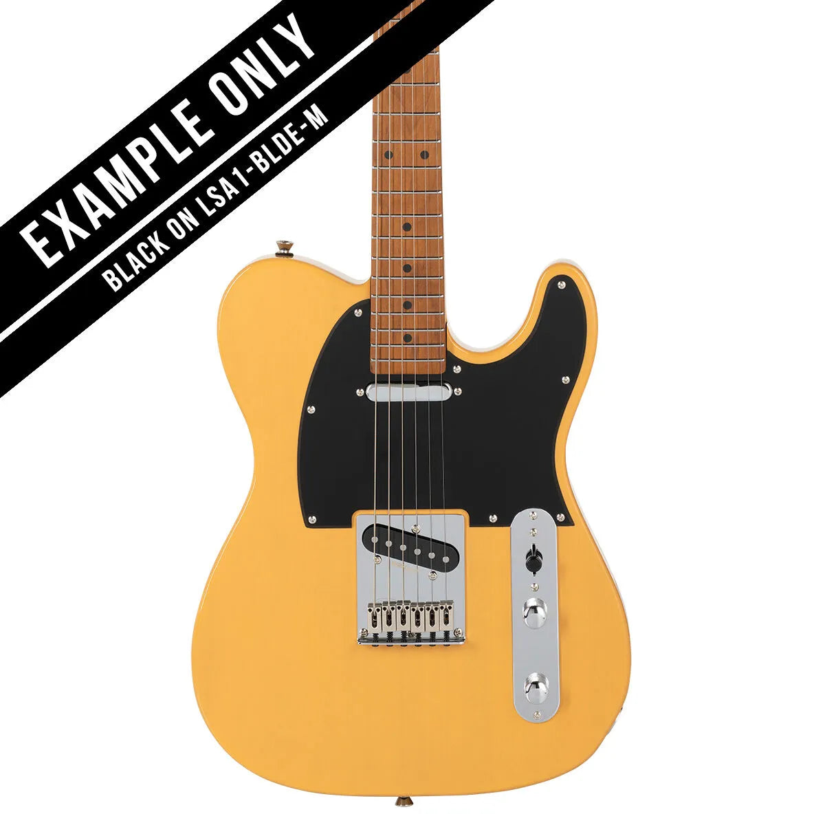 Levinson Sceptre Arlington Standard 1 Ply Pickguard - Black — view 4