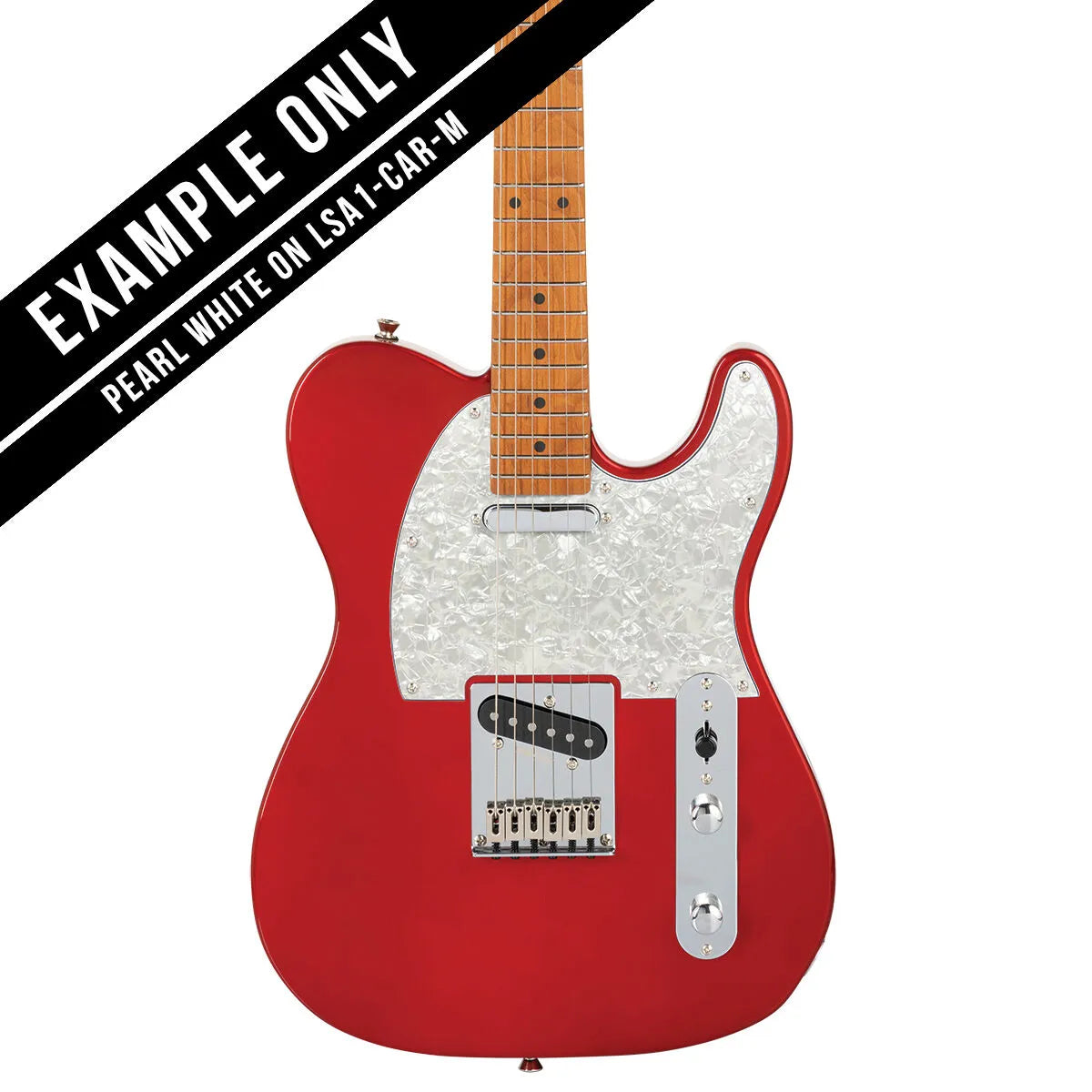 Levinson Sceptre Arlington 3 Ply Pickguard - Pearl White for Standard Guitars — view 5
