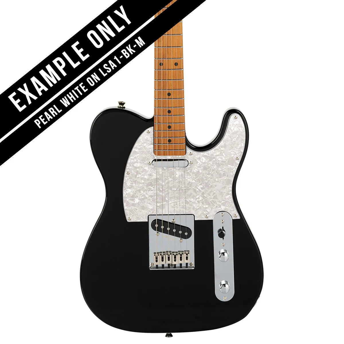 Levinson Sceptre Arlington 3 Ply Pickguard - Pearl White for Standard Guitars — view 3