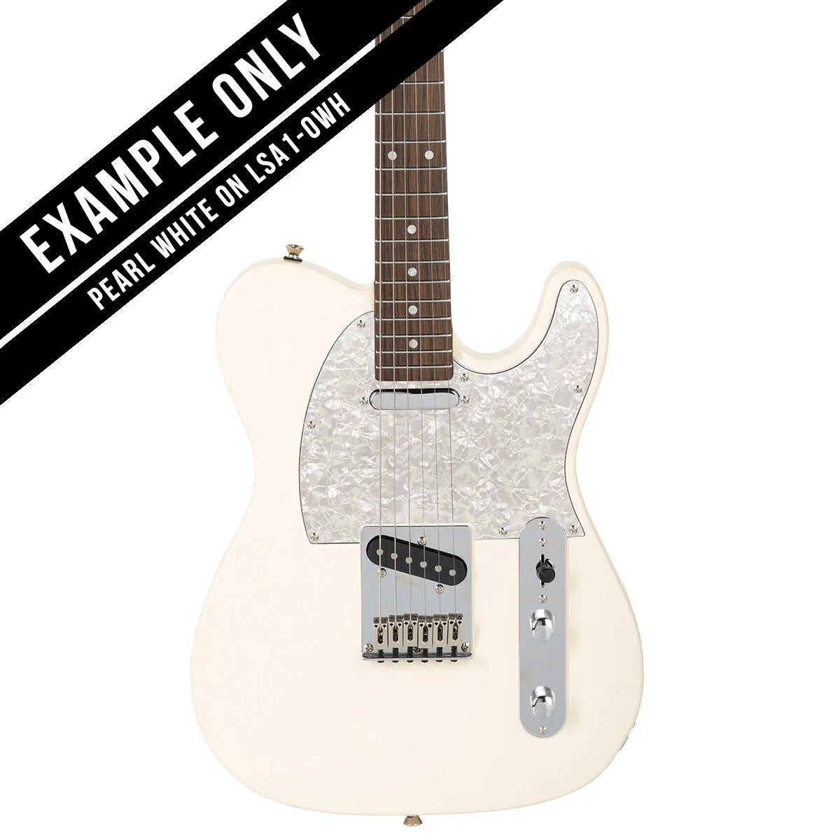 Levinson Sceptre Arlington 3 Ply Pickguard - Pearl White for Standard Guitars — view 6